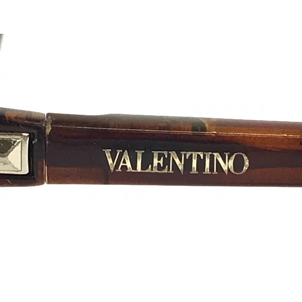 Valentino Eyeglasses Frames V2653 214 Tortoise Brown Cat Eye Full Rim 53-16-135